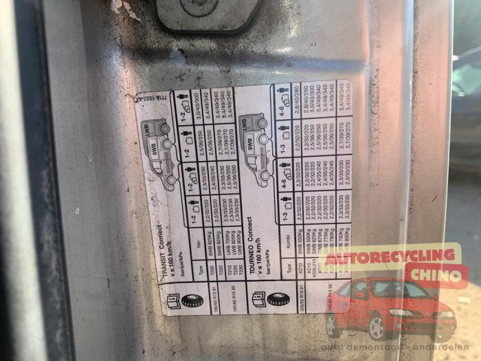 Ford Transit Connect 1.8 TDCi 90 Sloopvoertuig (2010, Zilvergrijs)