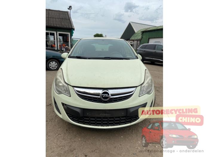 Opel Corsa D 1.0 Sloopvoertuig (2011, Groen)