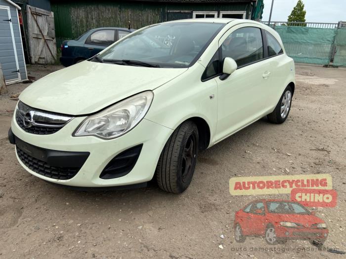 Opel Corsa D 1.0 Sloopvoertuig (2011, Groen)