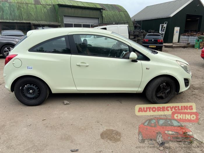 Opel Corsa D 1.0 Sloopvoertuig (2011, Groen)