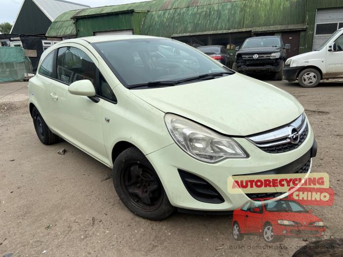 Opel Corsa D 1.0 Sloopvoertuig (2011, Groen)