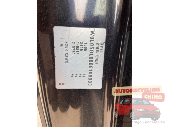 Opel Corsa D 1.0 Sloopvoertuig (2008, Zwart)