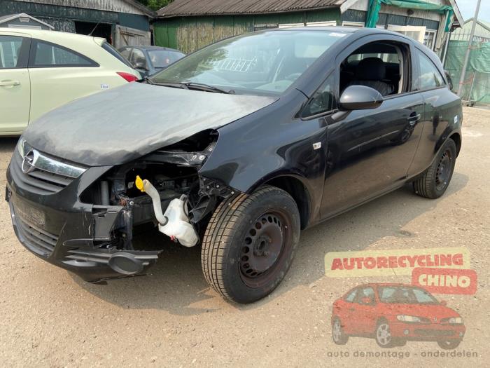 Opel Corsa D 1.0 Sloopvoertuig (2008, Zwart)