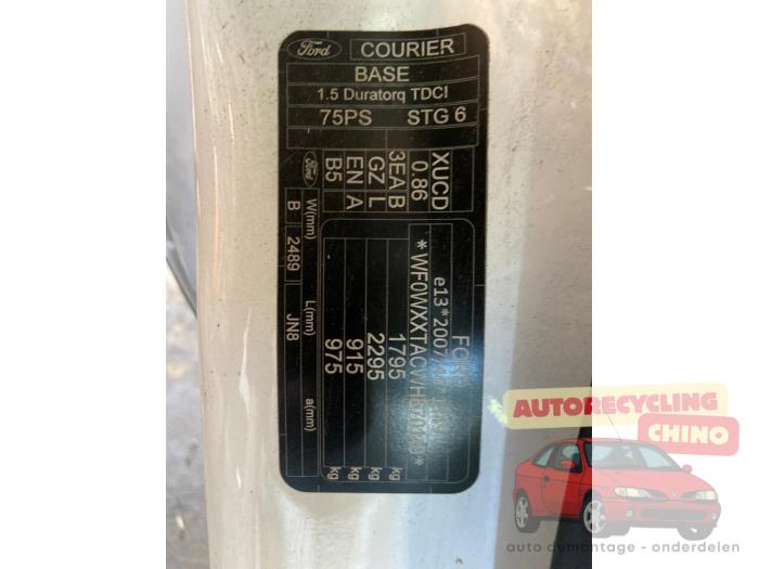 Ford Transit Courier 1.5 TDCi 75 Sloopvoertuig (2018)