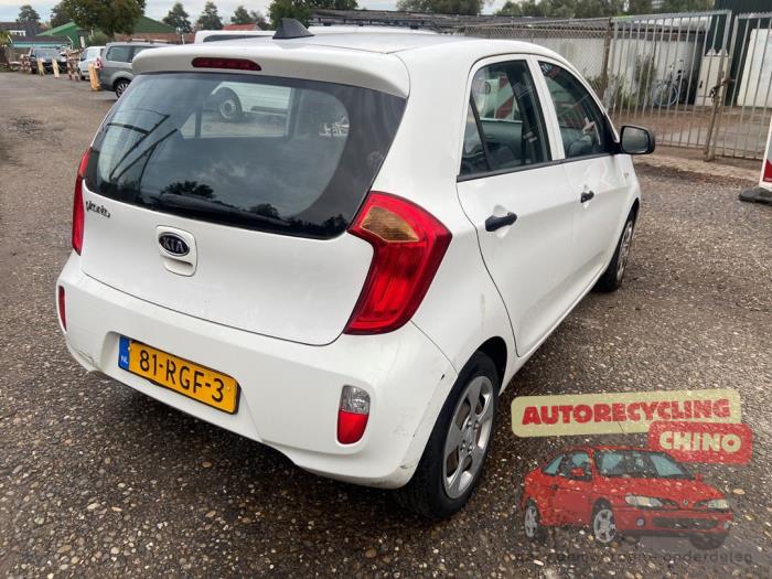 Kia Picanto 1.0 12V Sloopvoertuig (2011, Wit)