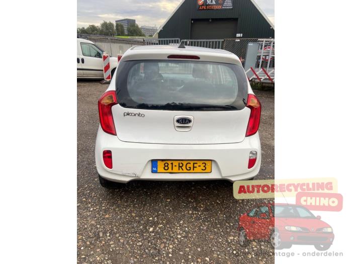 Kia Picanto 1.0 12V Sloopvoertuig (2011, Wit)