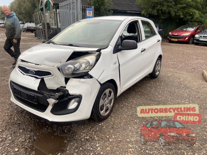 Kia Picanto 1.0 12V Sloopvoertuig (2011, Wit)