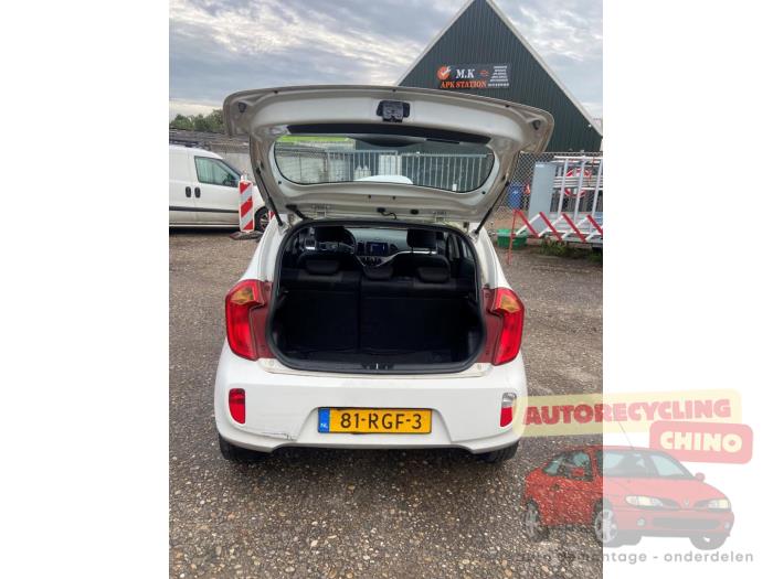 Kia Picanto 1.0 12V Sloopvoertuig (2011, Wit)