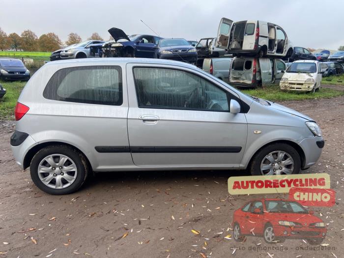 Hyundai Getz 1.6i 16V Sloopvoertuig (2008, Grijs)