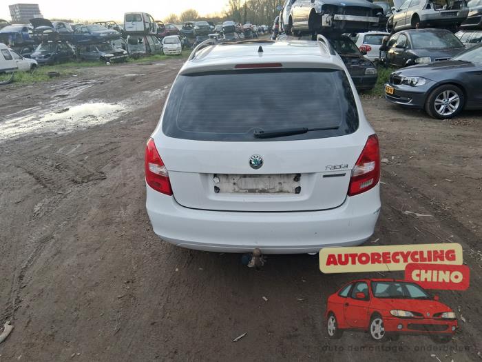 Skoda Fabia II Combi 1.2 TDI 12V Greenline Sloopvoertuig (2012, Wit)