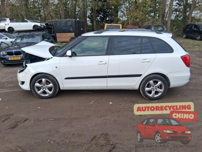 Skoda Fabia II Combi 1.2 TDI 12V Greenline Sloopvoertuig (2012, Wit)