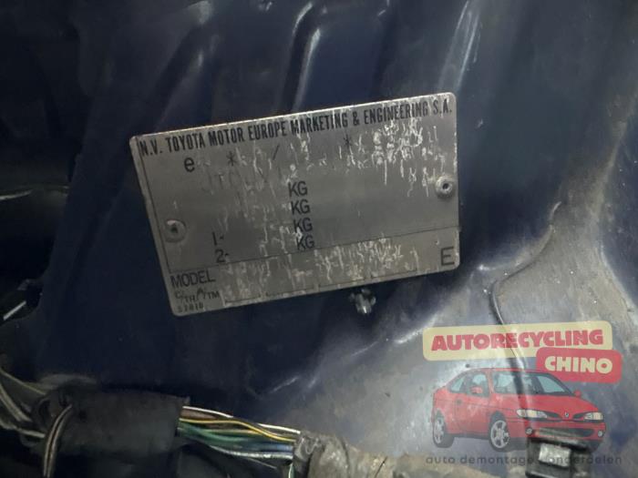 Toyota Yaris 1.0 16V VVT-i Sloopvoertuig (2001, Blauw)