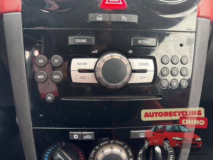 Opel Corsa D 1.4 16V Twinport Sloopvoertuig (2008, Zwart)