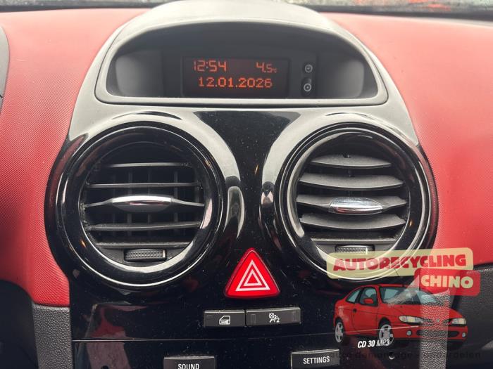 Opel Corsa D 1.4 16V Twinport Sloopvoertuig (2008, Zwart)