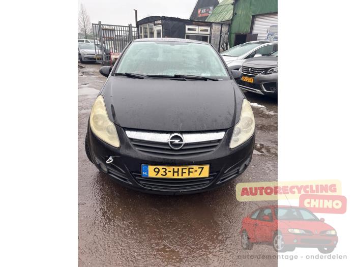Opel Corsa D 1.4 16V Twinport Sloopvoertuig (2008, Zwart)