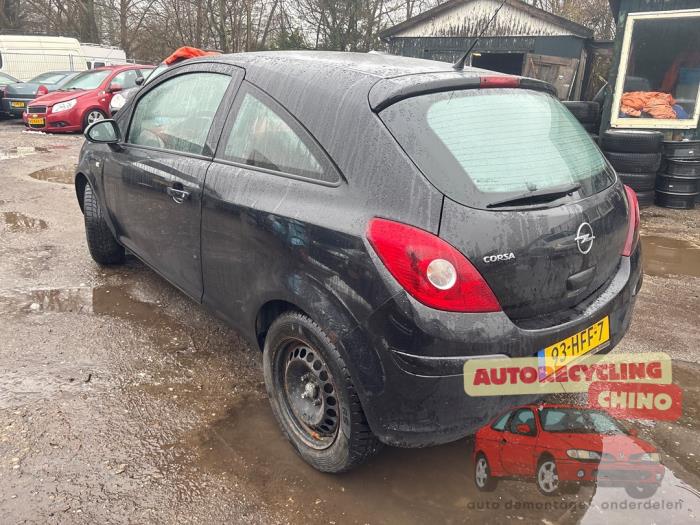Opel Corsa D 1.4 16V Twinport Sloopvoertuig (2008, Zwart)