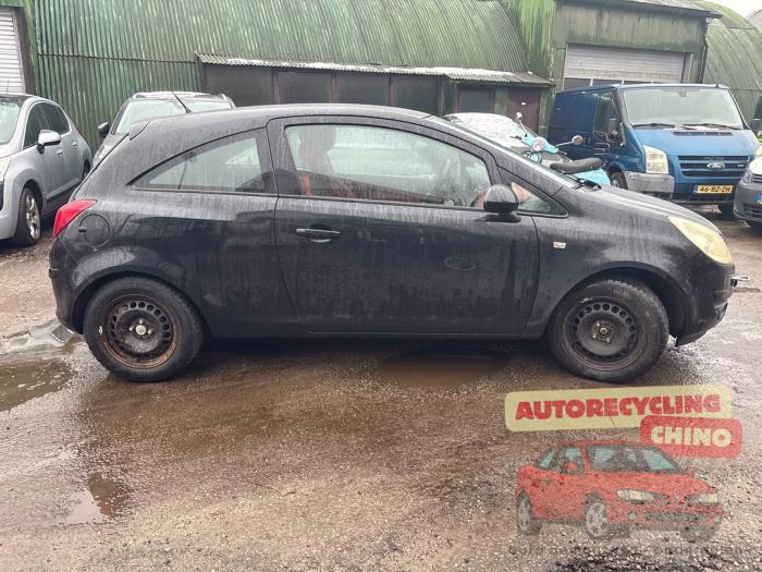 Opel Corsa D 1.4 16V Twinport Sloopvoertuig (2008, Zwart)