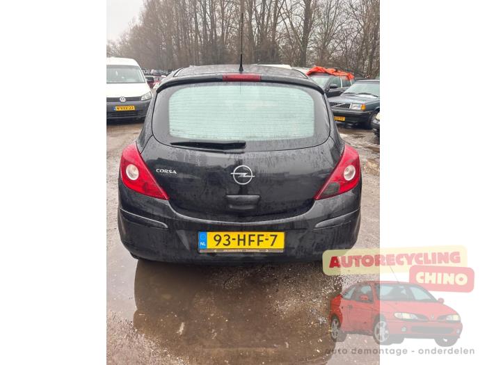 Opel Corsa D 1.4 16V Twinport Sloopvoertuig (2008, Zwart)