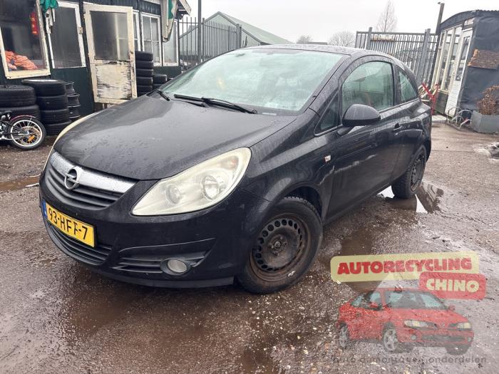 Opel Corsa D 1.4 16V Twinport Sloopvoertuig (2008, Zwart)