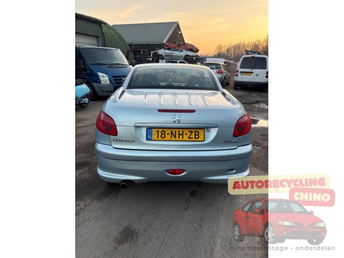 Peugeot 206 CC 2.0 16V Sloopvoertuig (2003, Grijs)
