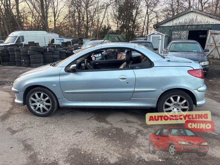 Peugeot 206 CC 2.0 16V Sloopvoertuig (2003, Grijs)