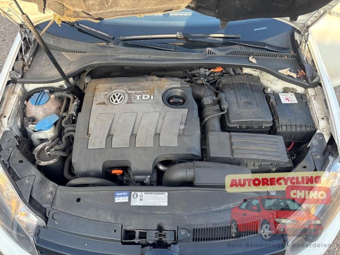 Volkswagen Golf VI Variant 1.6 TDI 16V 105 Sloopvoertuig (2013, Wit)