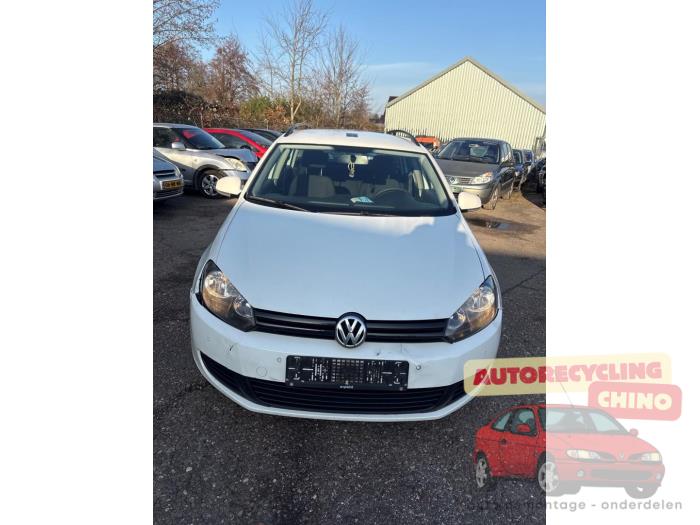 Volkswagen Golf VI Variant 1.6 TDI 16V 105 Sloopvoertuig (2013, Wit)