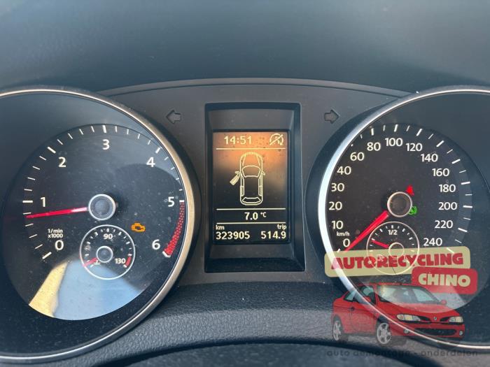 Volkswagen Golf VI Variant 1.6 TDI 16V 105 Sloopvoertuig (2013, Wit)