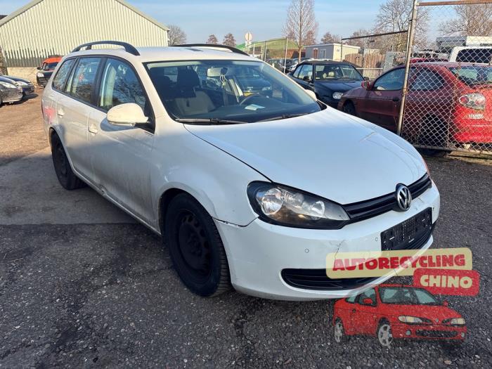Volkswagen Golf VI Variant 1.6 TDI 16V 105 Sloopvoertuig (2013, Wit)