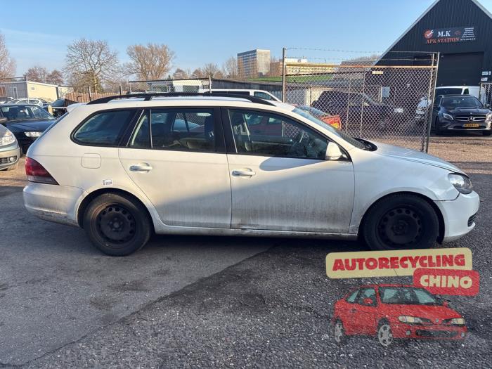 Volkswagen Golf VI Variant 1.6 TDI 16V 105 Sloopvoertuig (2013, Wit)