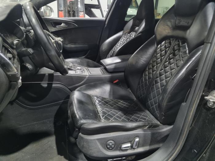 Audi A6 Avant 3.0 TDI V6 24V biturbo Quattro Sloopvoertuig (2017, Zwart)