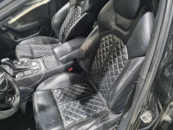 Audi A6 Avant 3.0 TDI V6 24V biturbo Quattro Sloopvoertuig (2017, Zwart)