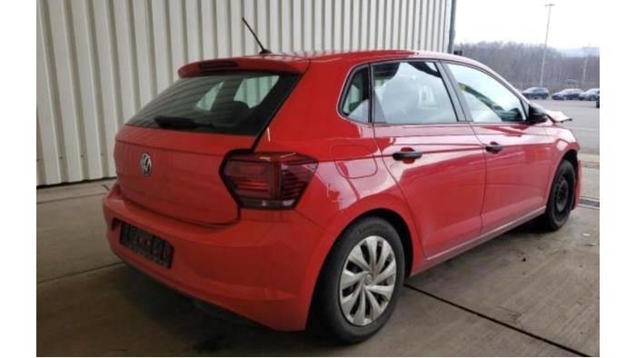 Volkswagen Polo VI 1.6 TDI 16V 80 Sloopvoertuig (2018, Rood)