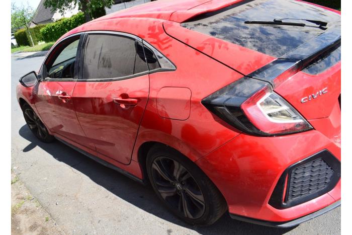 Honda Civic 1.0i VTEC Turbo 12V Sloopvoertuig (2019, Rood)