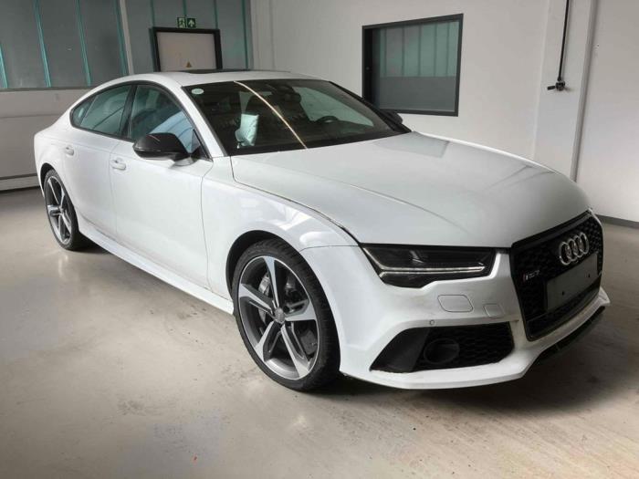 Audi RS7 Sportback 4.0 V8 TFSI Performance 32V Sloopvoertuig (2017, Metallic, Wit)