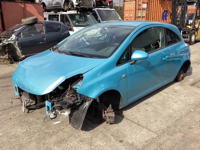 Opel Corsa D 1.4 16V Twinport Sloopvoertuig (2010, Blauw)