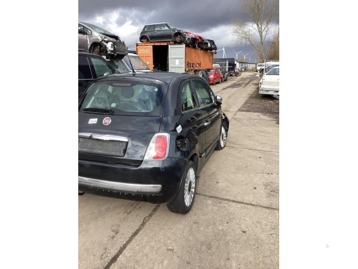 Fiat 500 1.2 Sloopvoertuig (2009, Zwart)