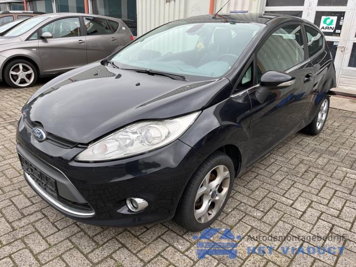 Ford Fiesta 6 1.4 16V Sloopvoertuig (2008, Zwart)