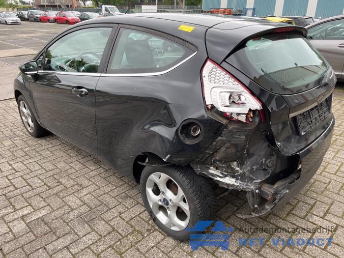 Ford Fiesta 6 1.4 16V Sloopvoertuig (2008, Zwart)