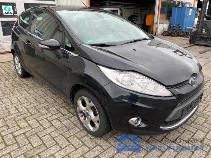 Ford Fiesta 6 1.4 16V Sloopvoertuig (2008, Zwart)