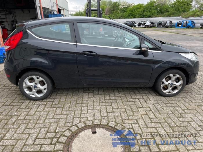 Ford Fiesta 6 1.4 16V Sloopvoertuig (2008, Zwart)