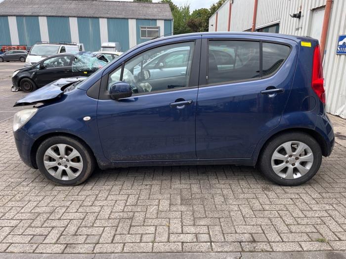 Opel Agila 1 0 12v Sloopvoertuig 2008 Donker Blauw