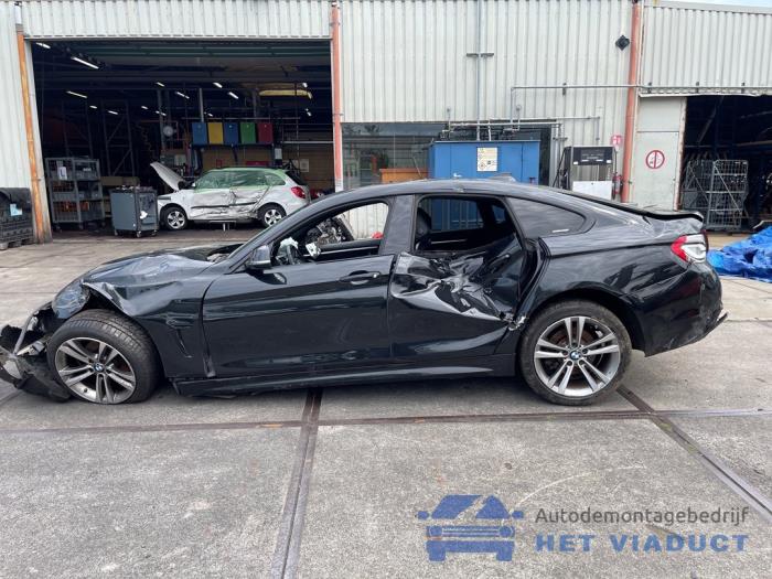 BMW 4 serie Gran Coupe 420i 2.0 TwinPower Turbo 16V Sloopvoertuig (2019, Zwart)