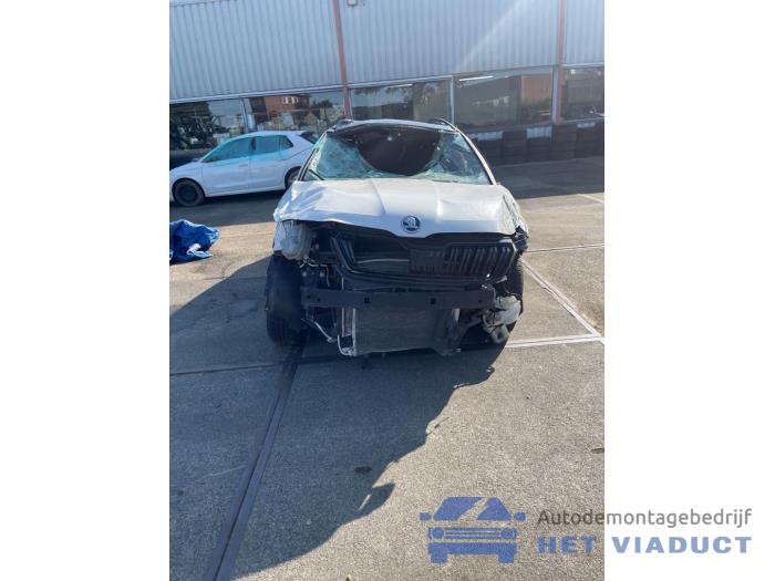 Skoda Kamiq 1.5 TSI 16V Sloopvoertuig (2020, Wit)