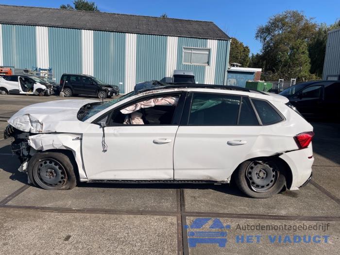 Skoda Kamiq 1.5 TSI 16V Sloopvoertuig (2020, Wit)