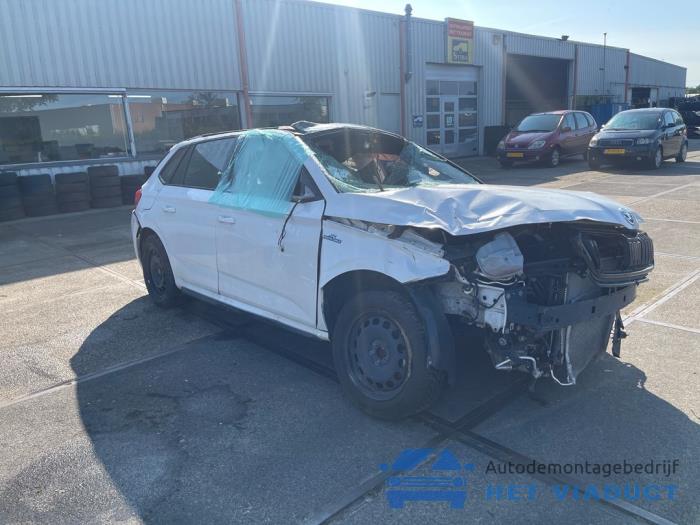 Skoda Kamiq 1.5 TSI 16V Sloopvoertuig (2020, Wit)