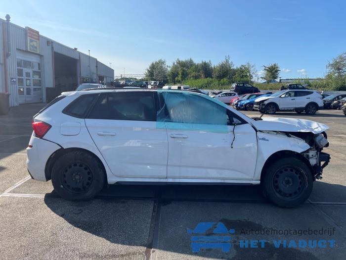 Skoda Kamiq 1.5 TSI 16V Sloopvoertuig (2020, Wit)