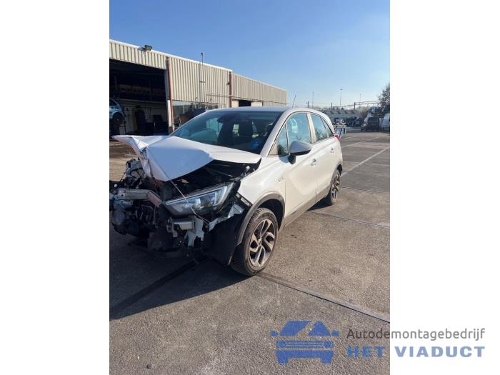 Opel Crossland 1.2 12V Sloopvoertuig (2018, Wit)