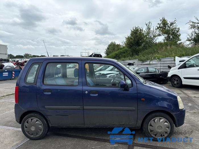 Opel Agila 1.2 16V Sloopvoertuig (2000, Blauw)