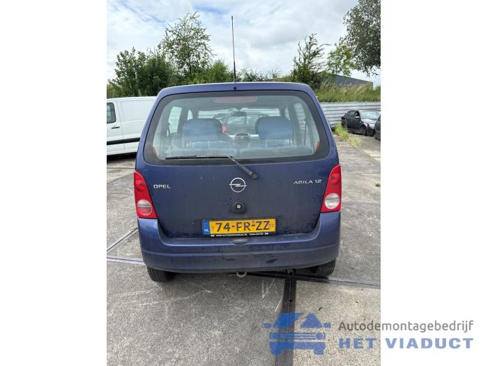 Opel Agila 1.2 16V Sloopvoertuig (2000, Blauw)